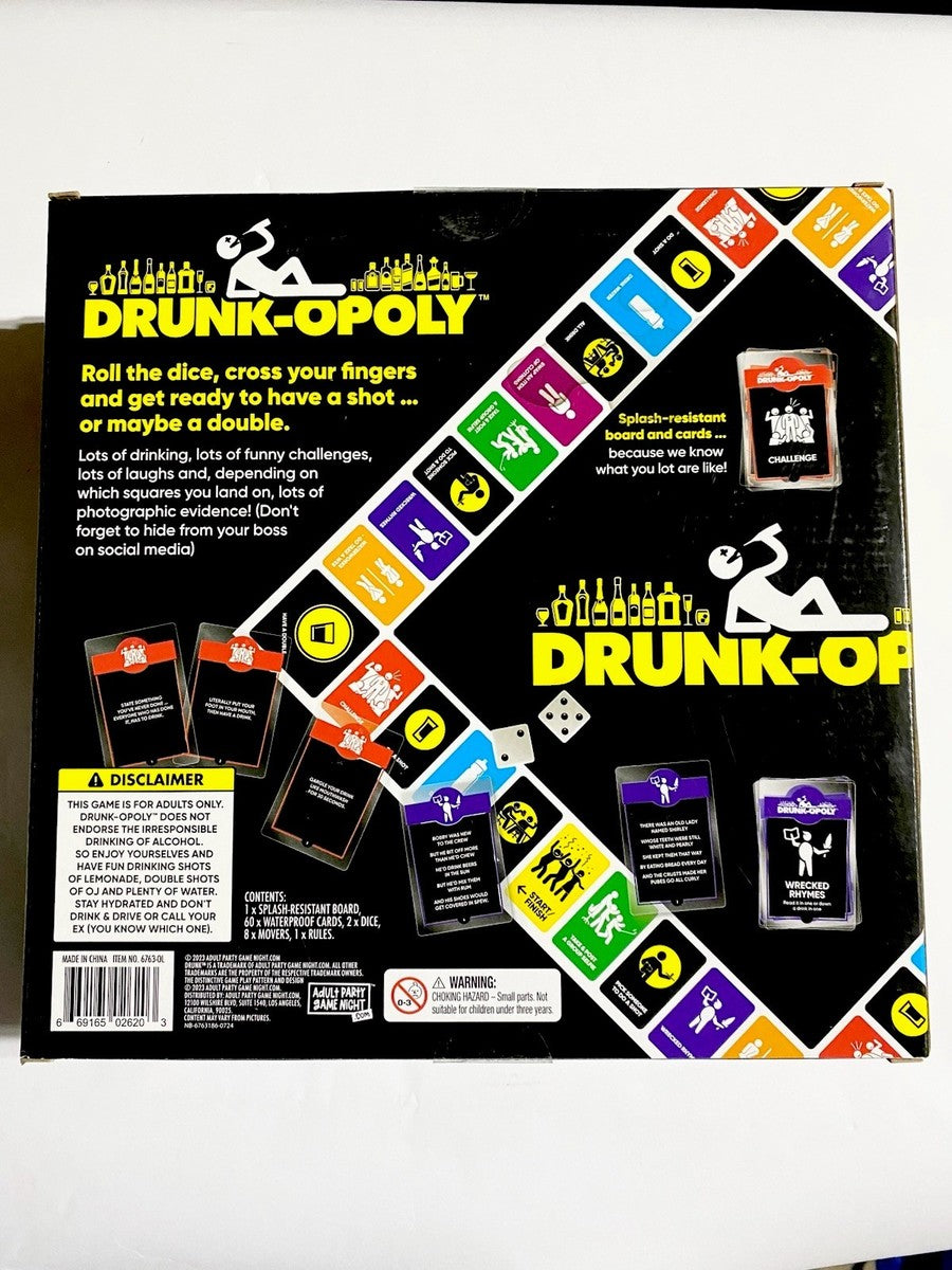 Drunkopoly (Board Game)